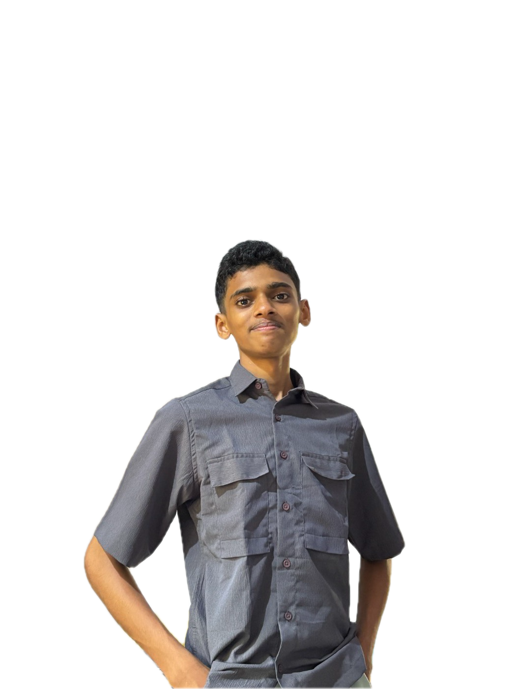 A Learning Pod senior student smiling
